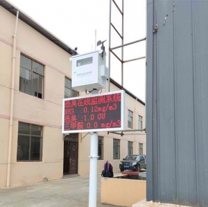 江西宜春靖安县香田工业园新恶臭监测案例1